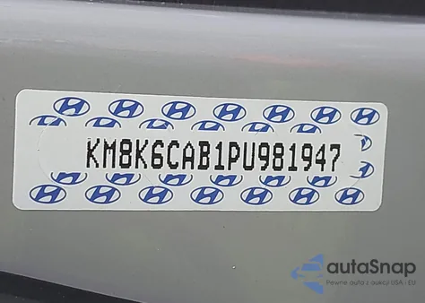 2023 Hyundai Kona Sel из США, поврежденный, VIN KM8K6CAB1PU981947